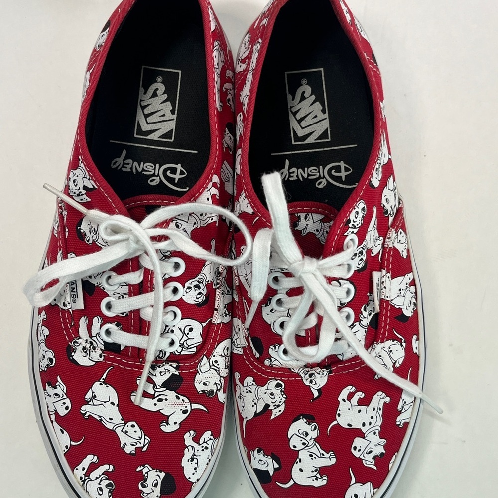 Vans Disney 101 Dalmatians Shoes Mens Size 10 Cartoon Puppy Print Sneakers - Picture 13 of 15